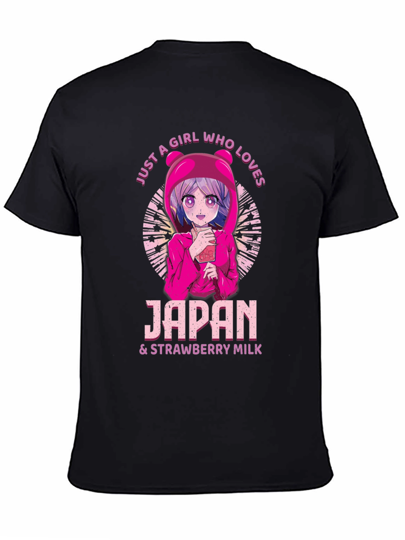 Japan & Strawberry Milk Anime T-Shirt