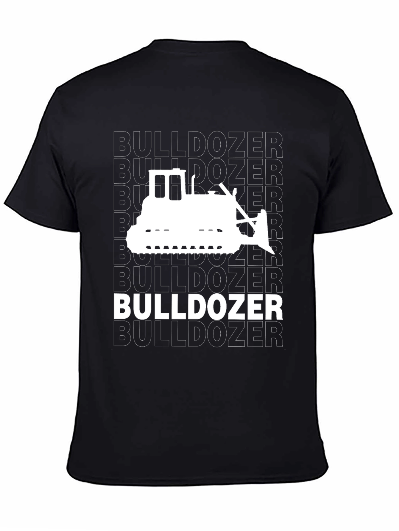Bulldozer Graphic Tee - Heavy Equipment T-Shirt