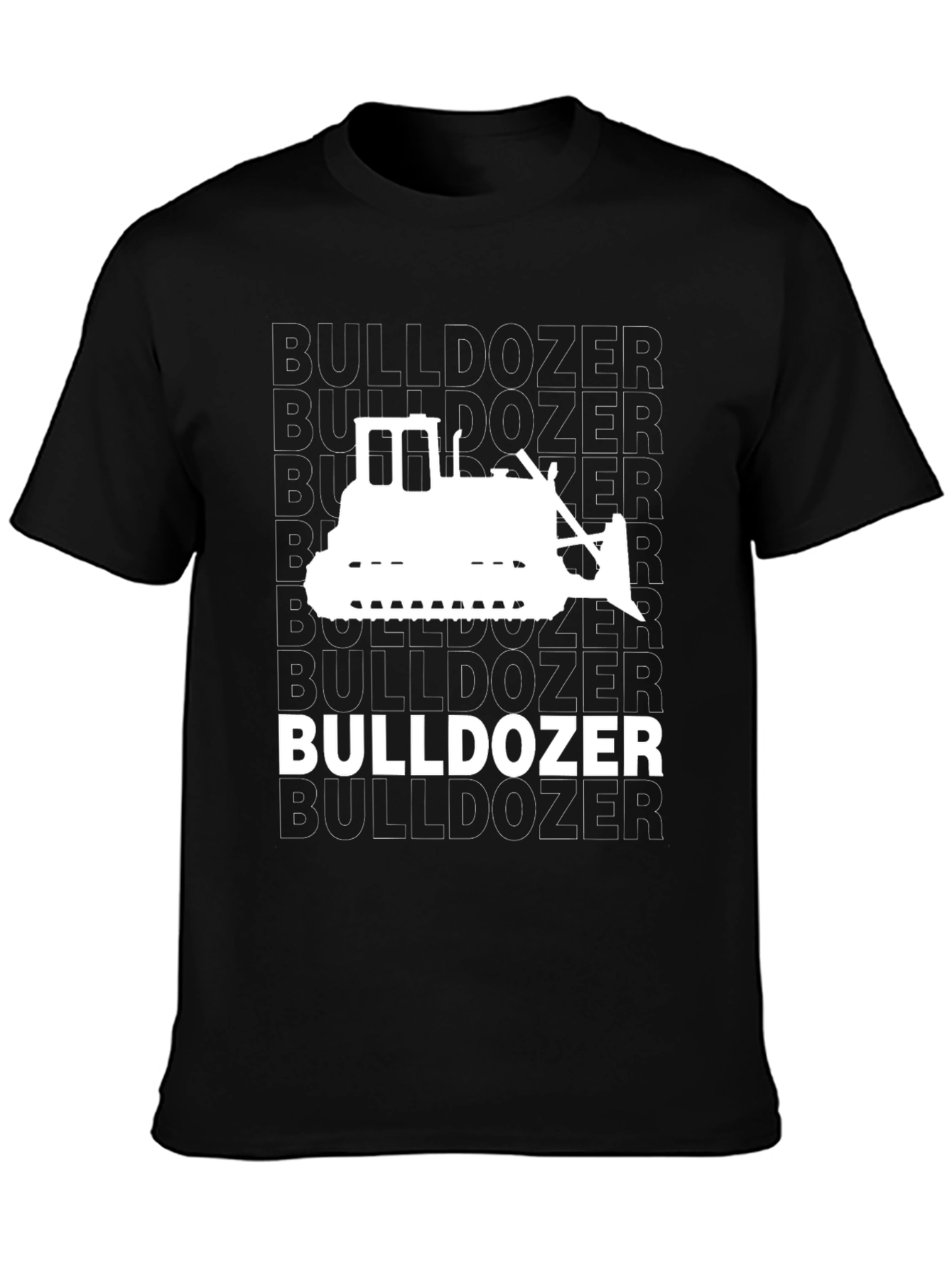 Bulldozer Graphic Tee - Heavy Equipment T-Shirt