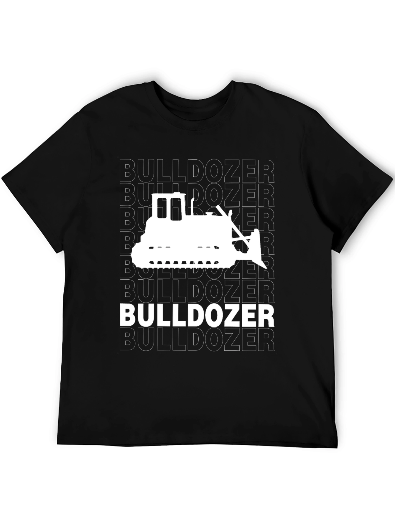 Bulldozer Graphic Tee - Heavy Equipment T-Shirt