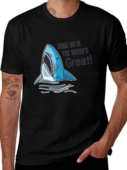 Shark Bite Tee - Come On In T-Shirt