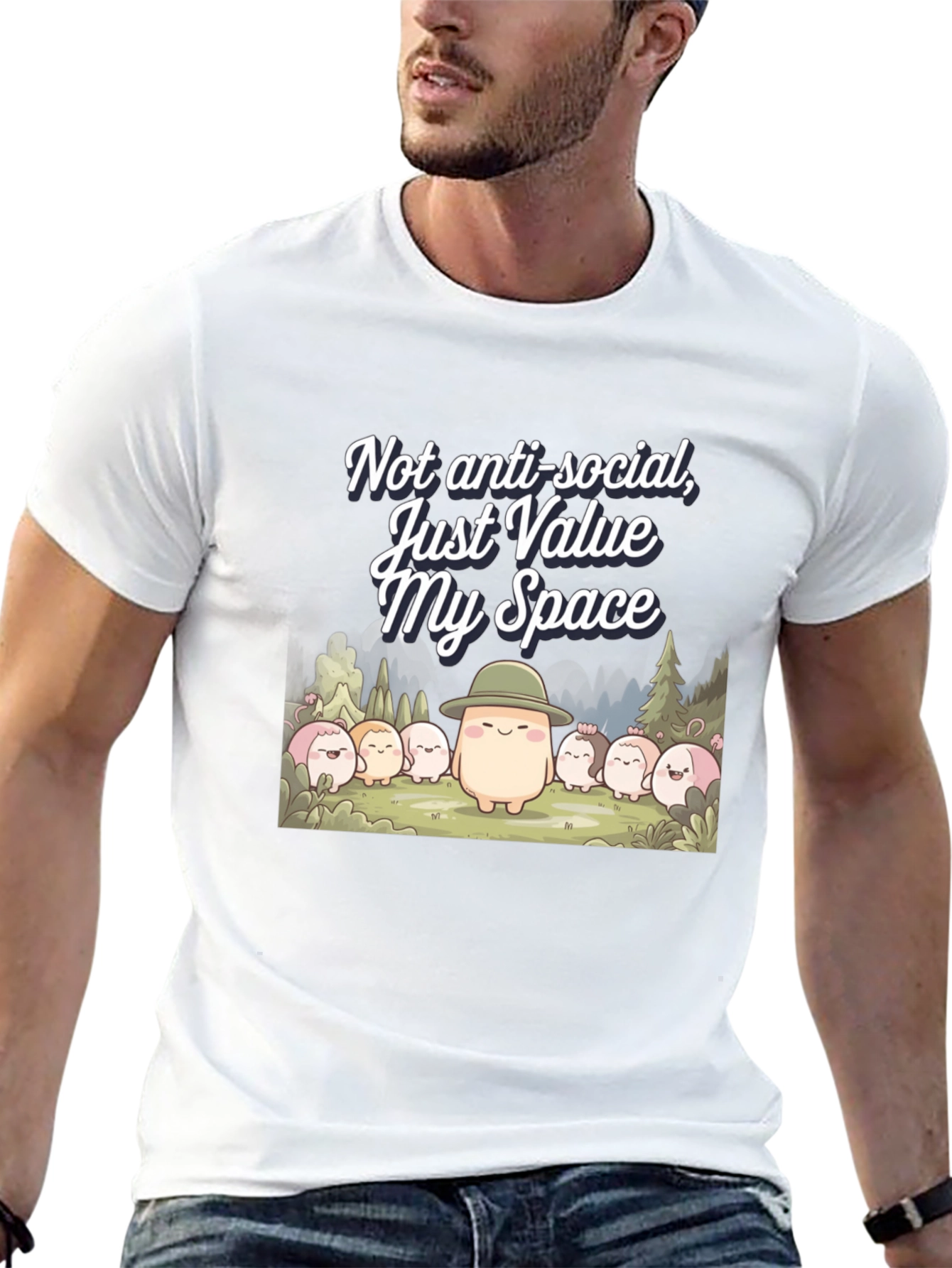 Value My Space T-Shirt | Introvert Humor Tee