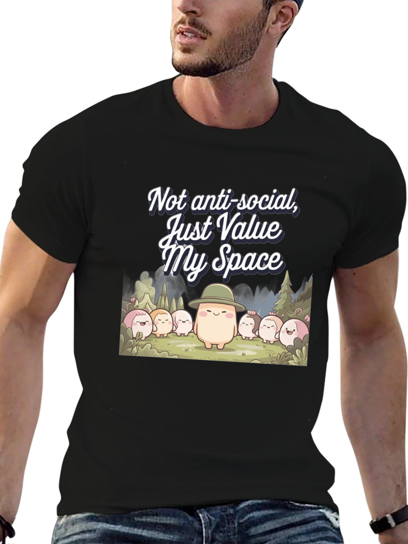 Value My Space T-Shirt | Introvert Humor Tee