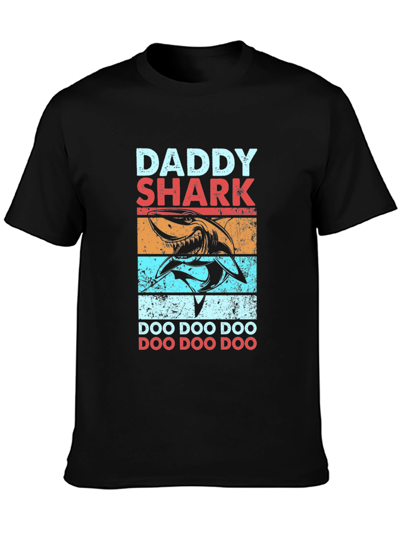 Daddy Shark Graphic Tee Shirt
