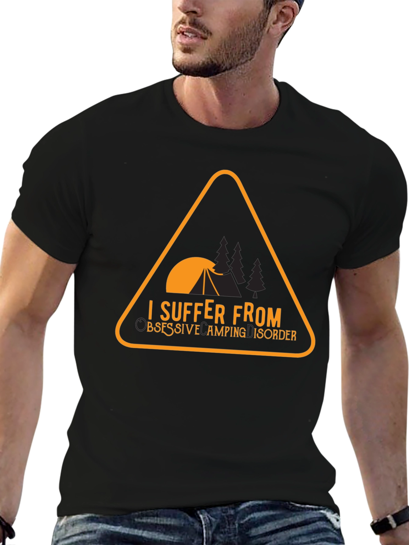 Camping Obsessed Graphic T-Shirt