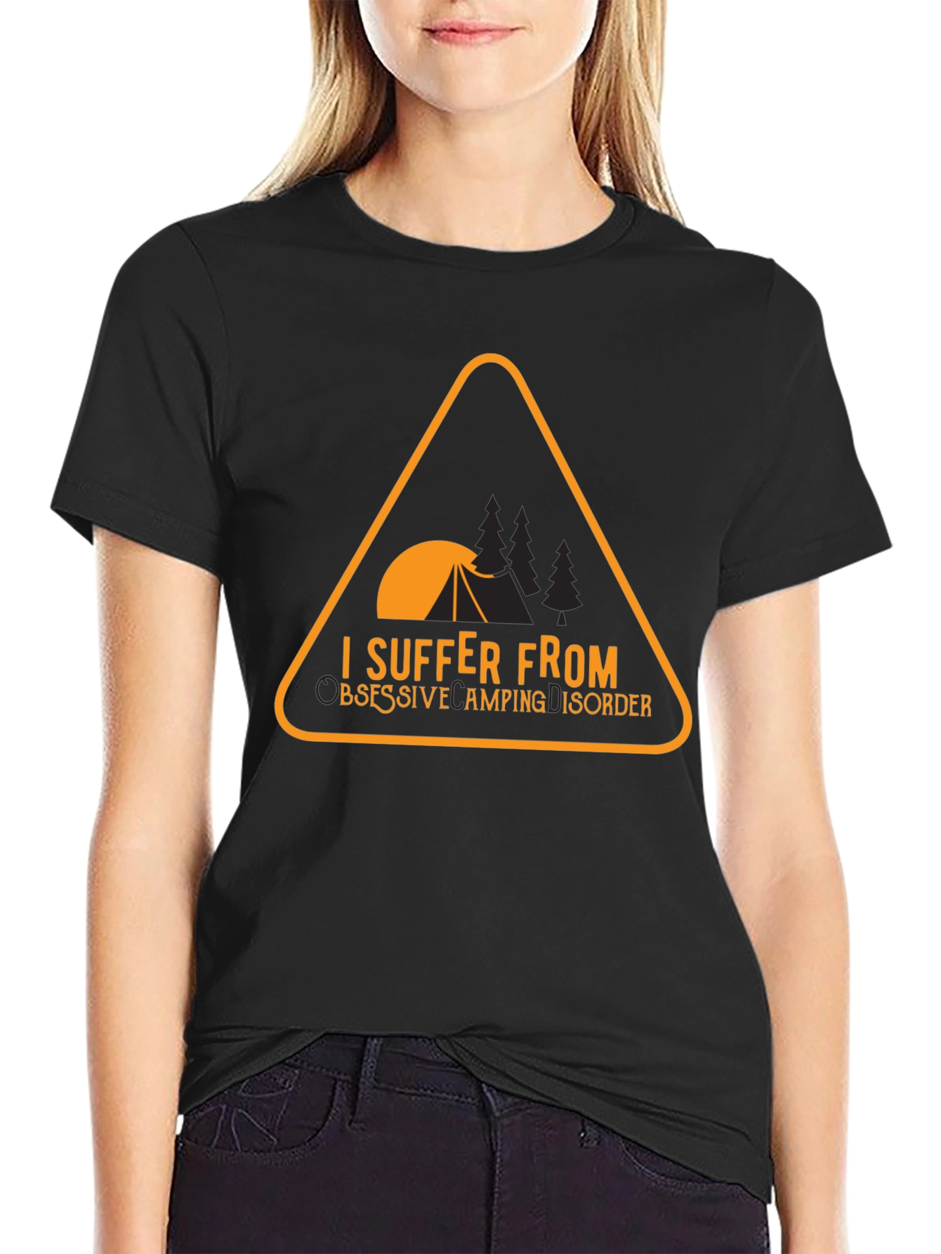 Camping Obsessed Graphic T-Shirt