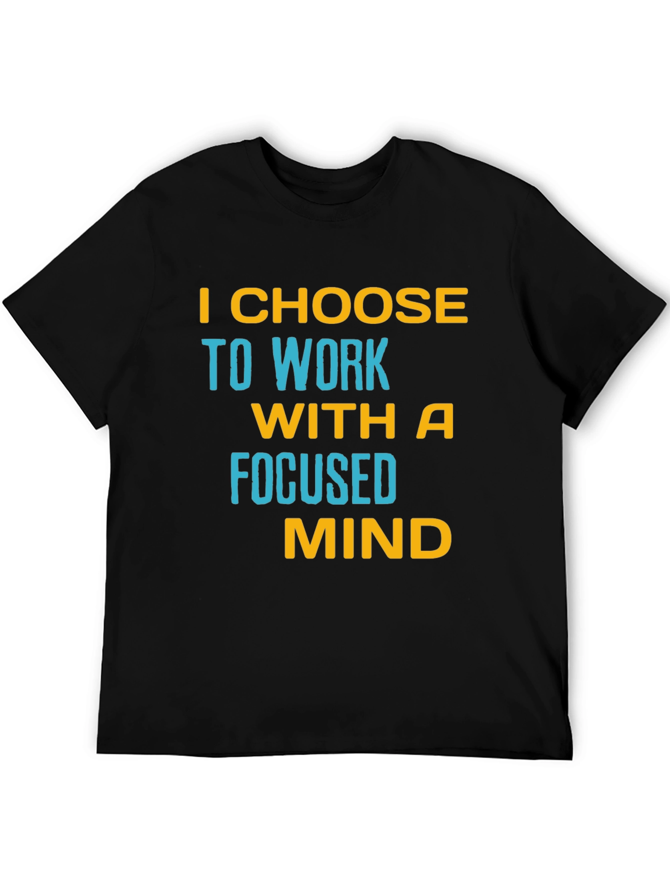 Focused Mind T-Shirt - Motivational Black Tee
