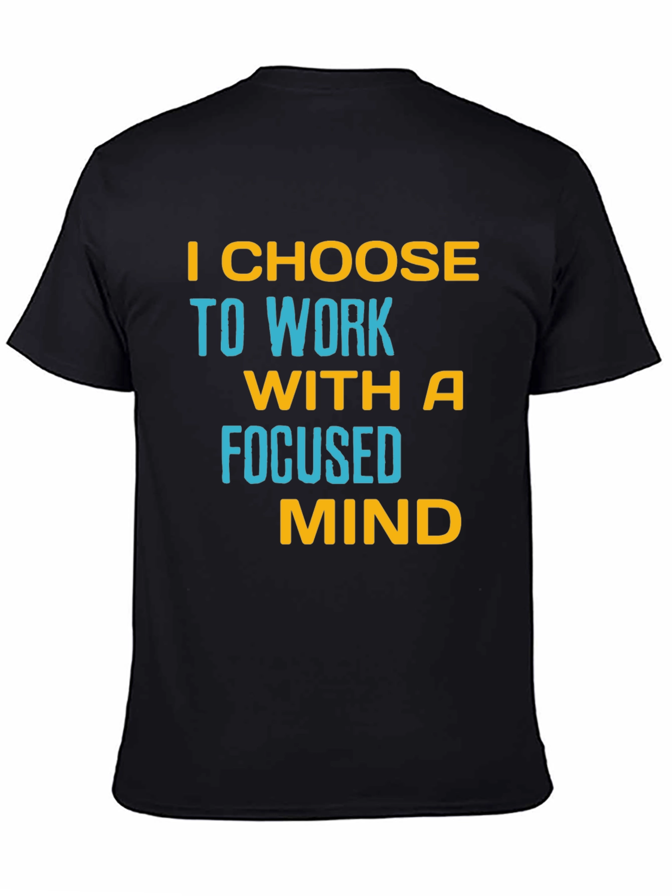 Focused Mind T-Shirt - Motivational Black Tee