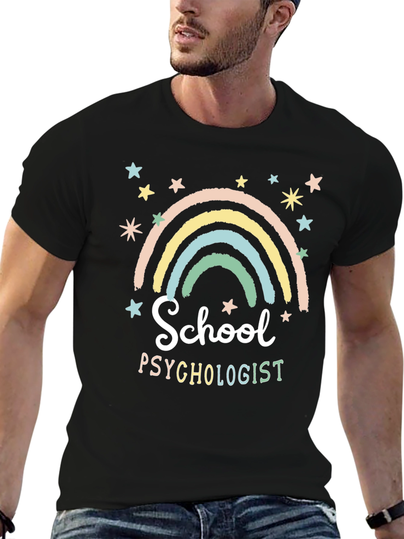 School Psychologist Rainbow Tee