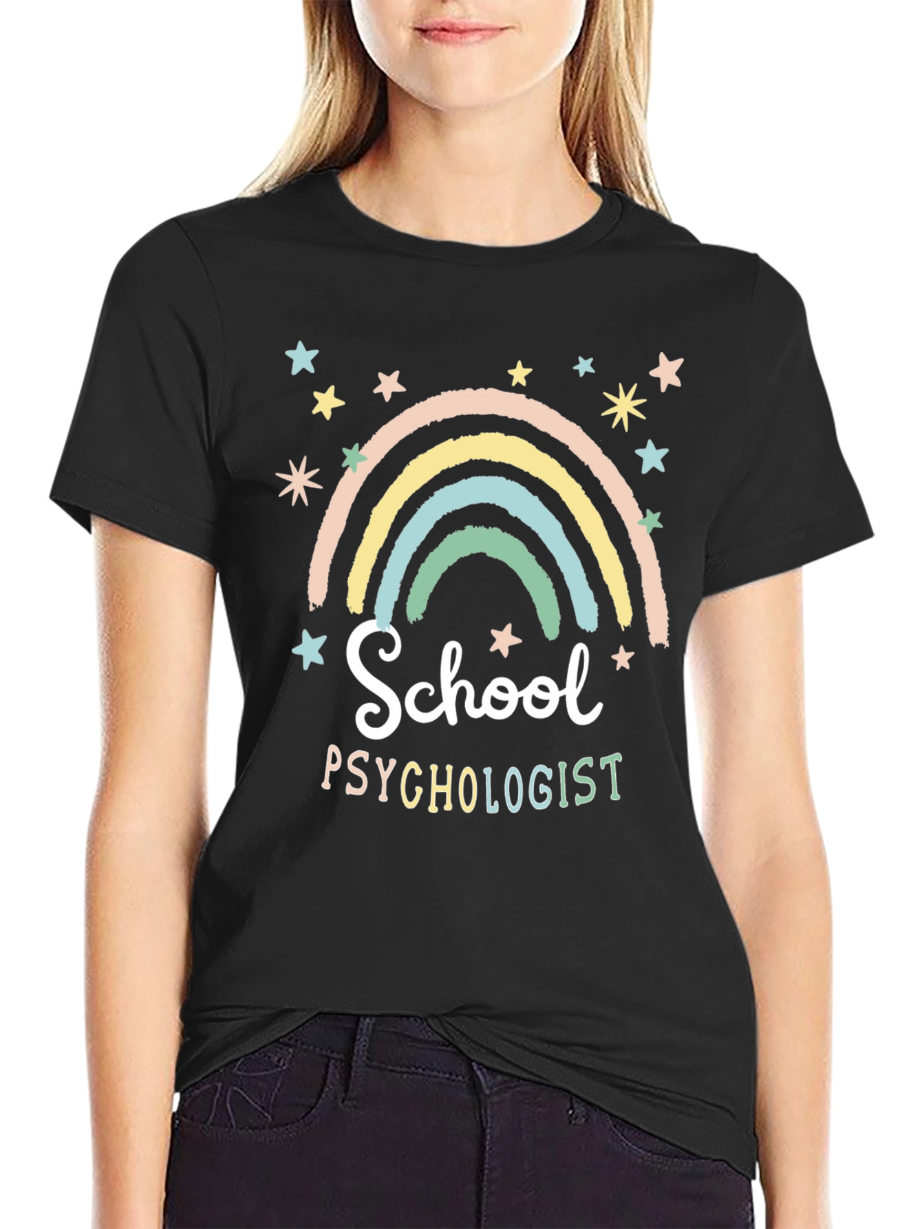 School Psychologist Rainbow Tee