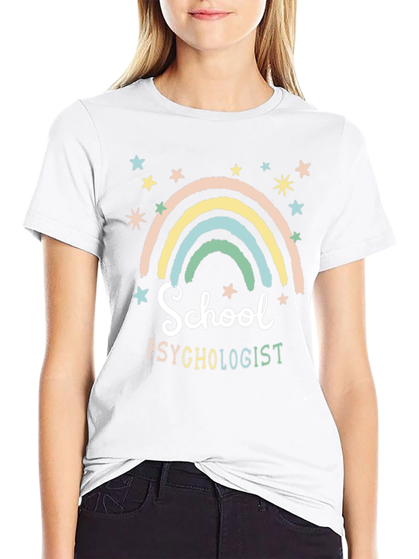 School Psychologist Rainbow Tee