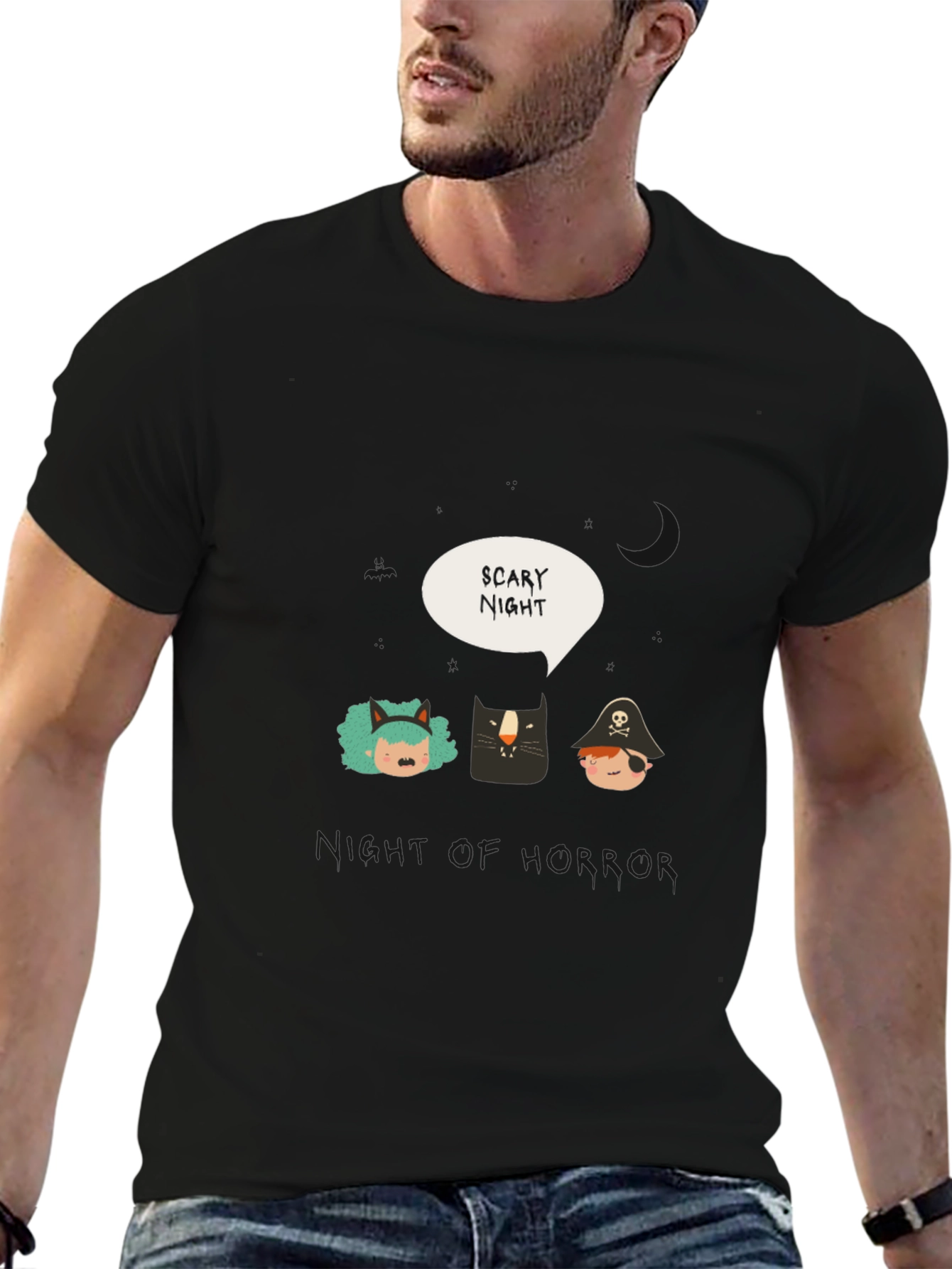 Scary Night Halloween T-Shirt