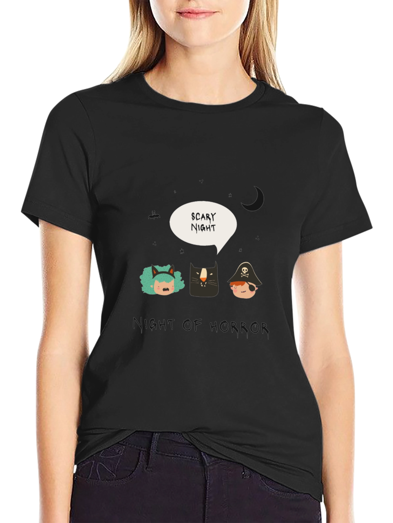 Scary Night Halloween T-Shirt