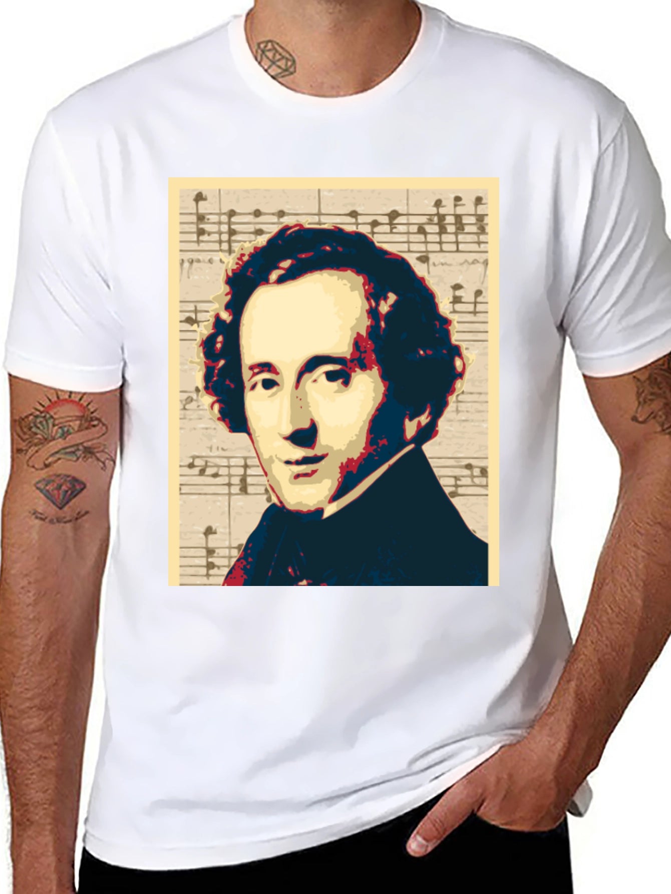 Mendelssohn Portrait Graphic Tee