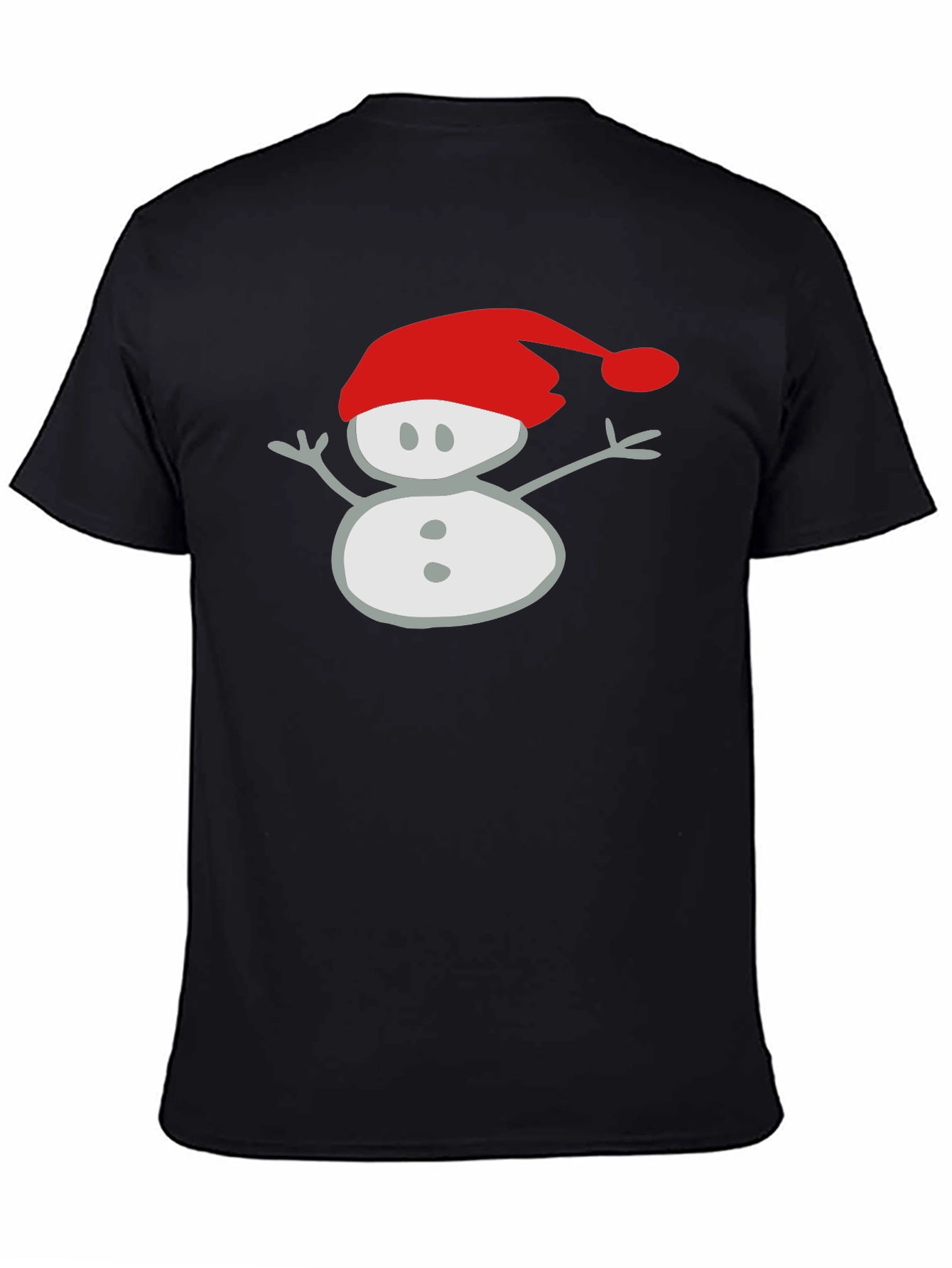 Festive Snowman Graphic Tee - Holiday Style