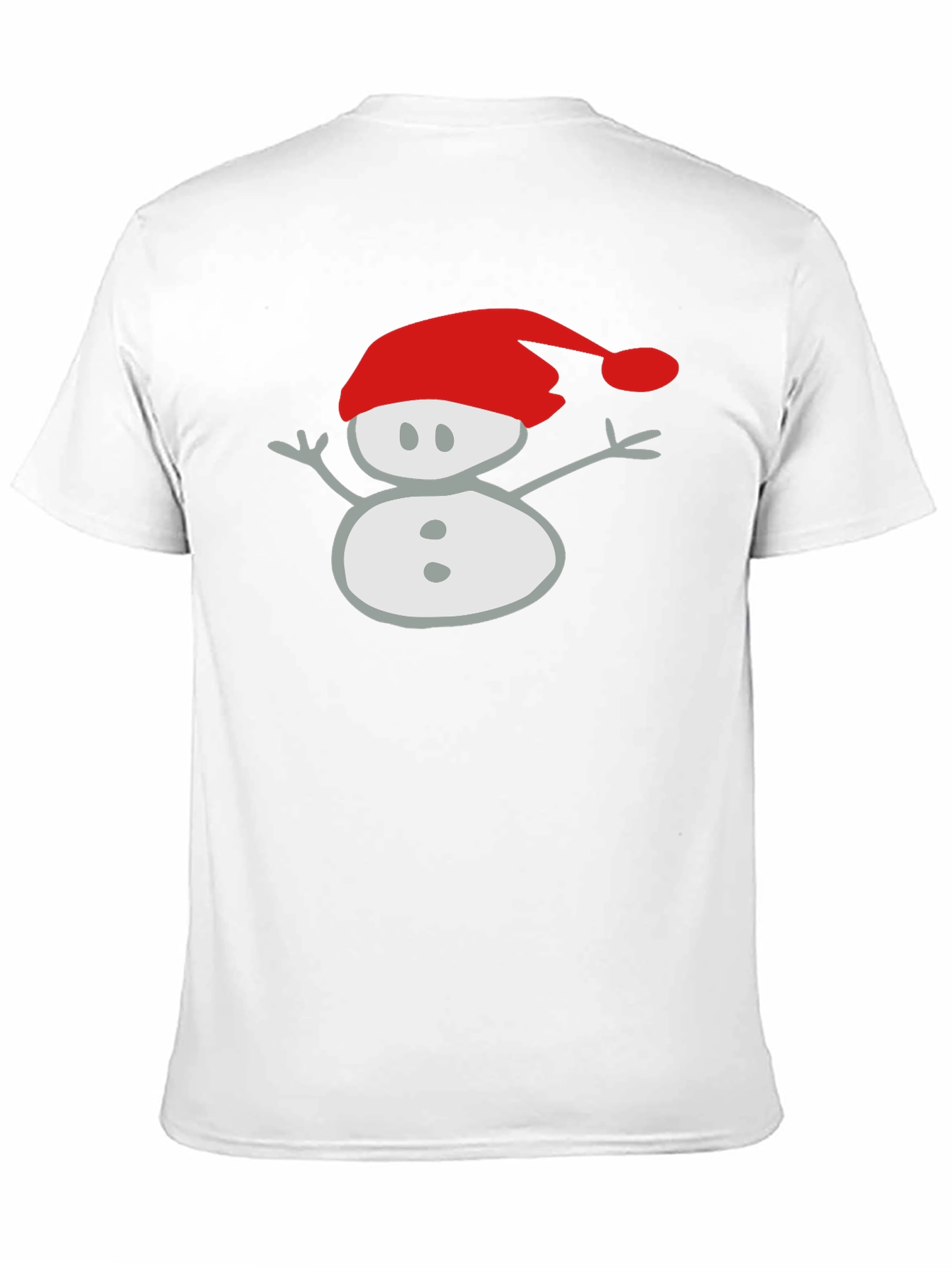 Festive Snowman Graphic Tee - Holiday Style