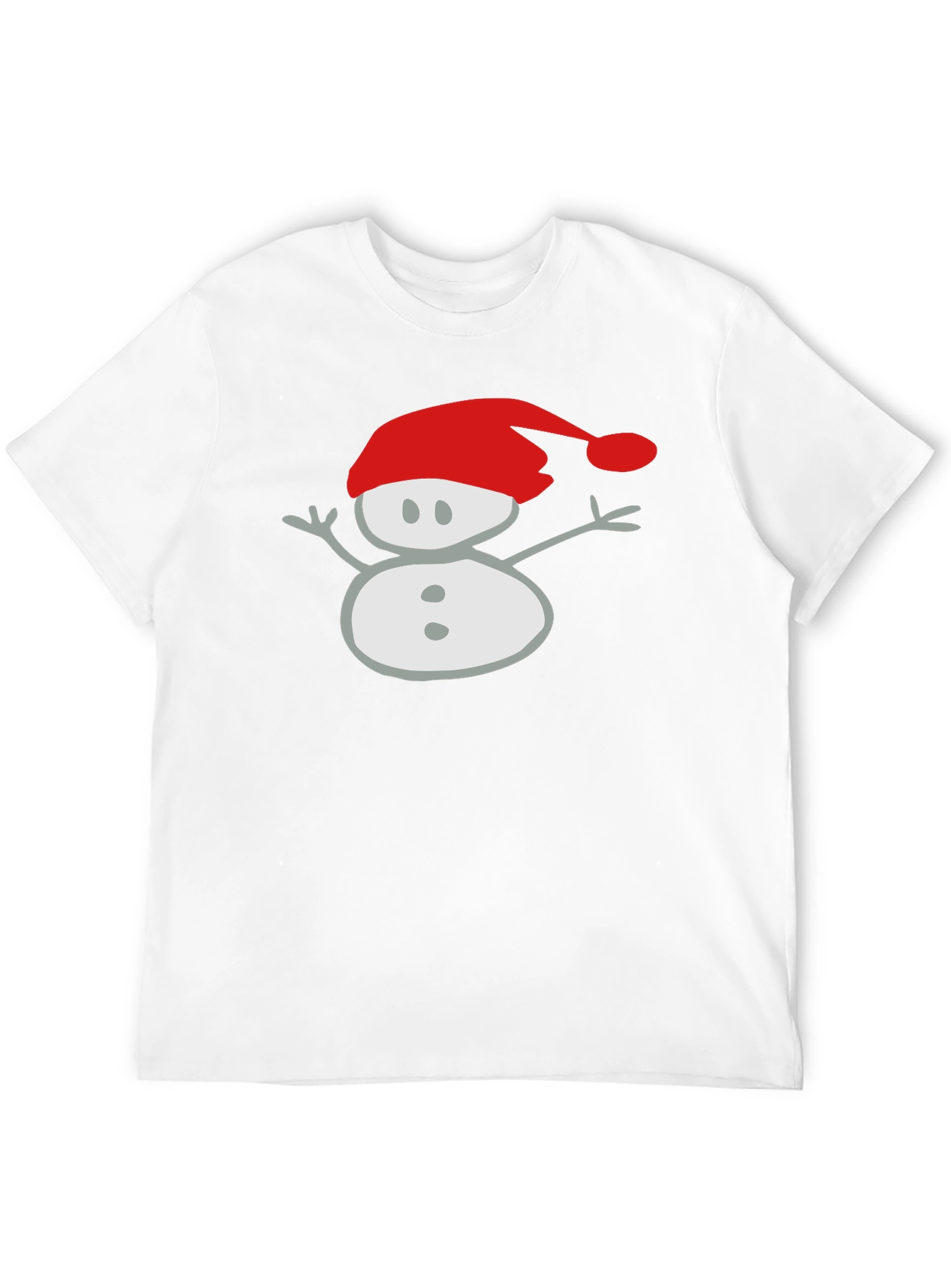 Festive Snowman Graphic Tee - Holiday Style