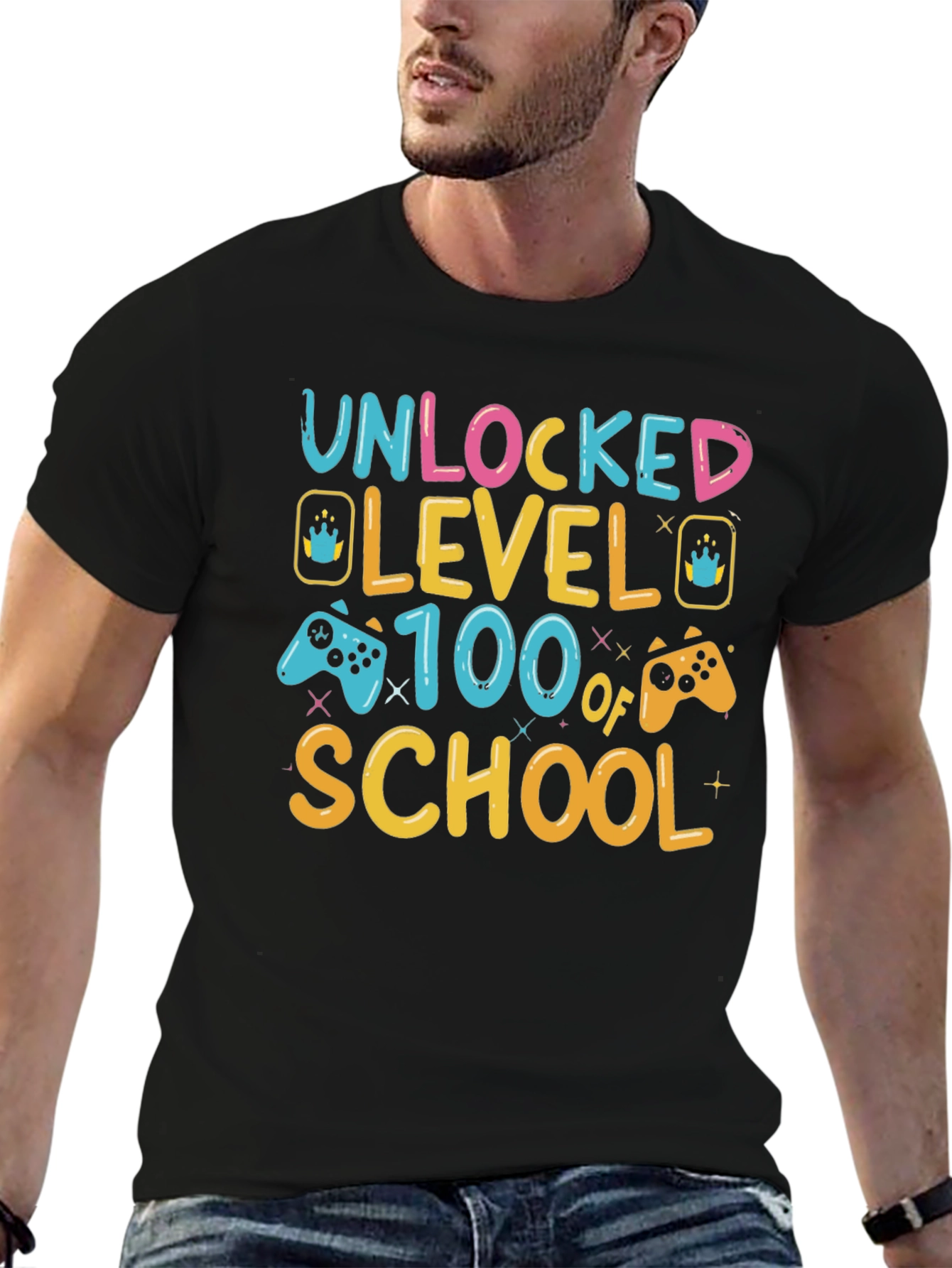 Unlocked Level 100 of School T-Shirt
