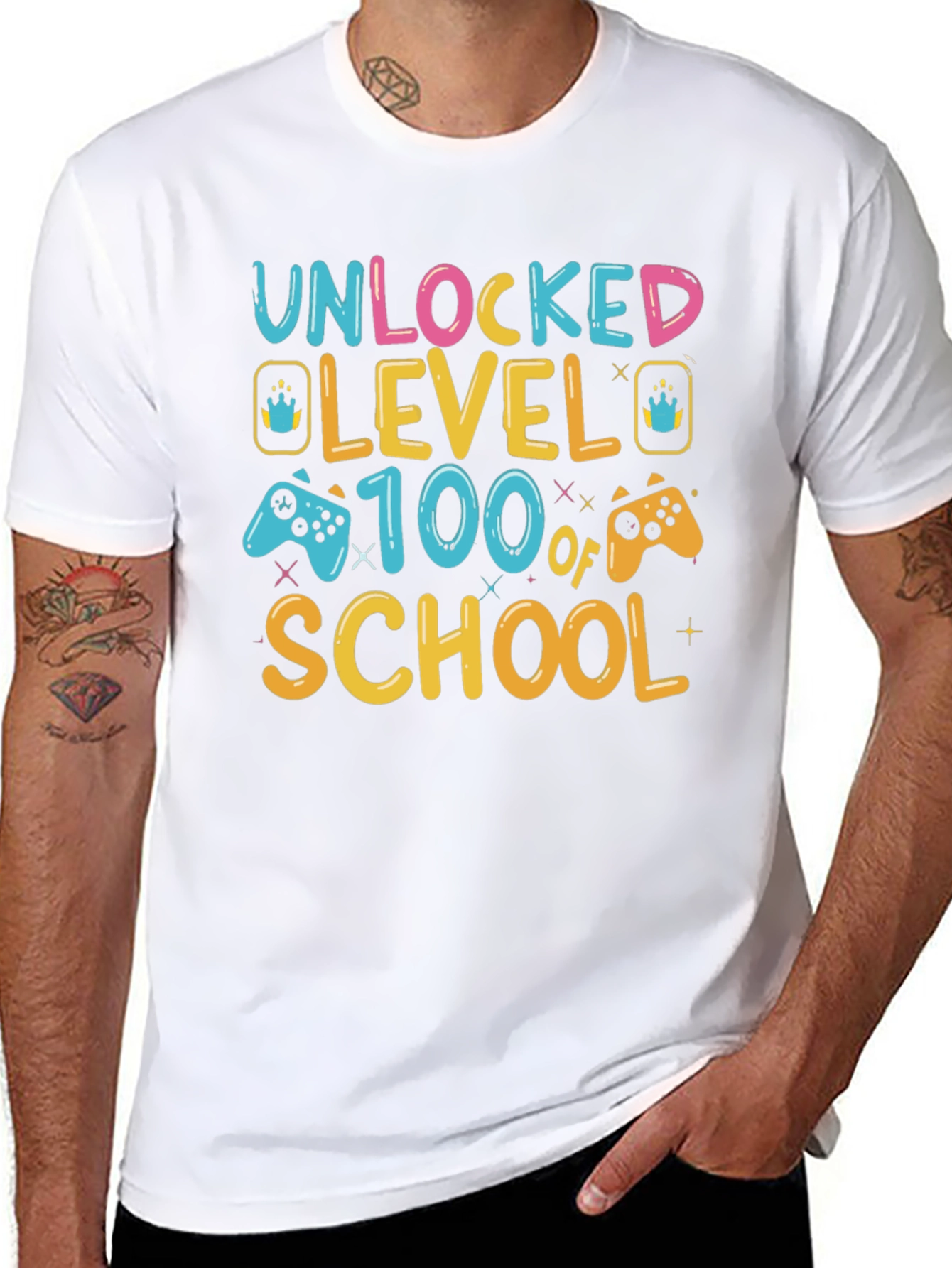 Unlocked Level 100 of School T-Shirt