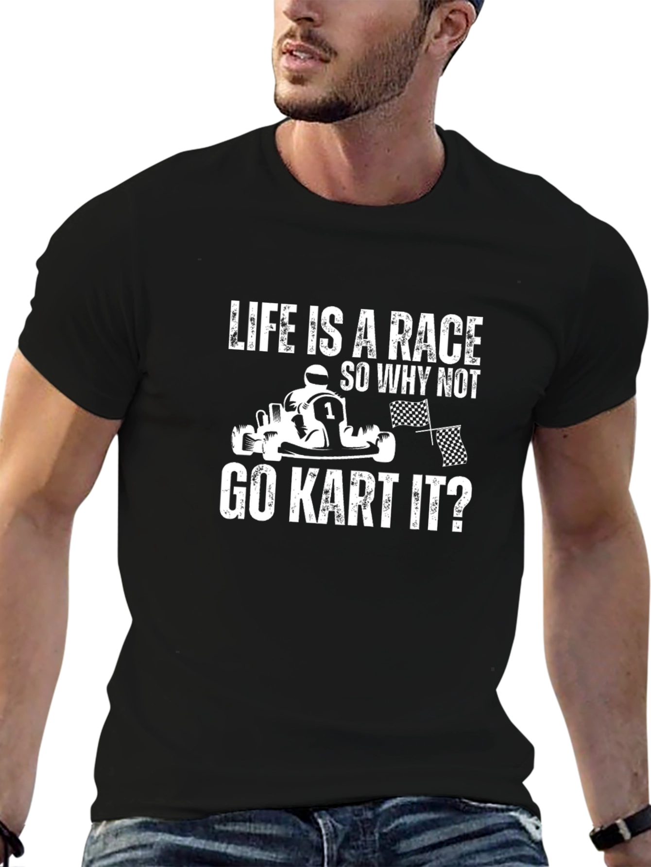 Life is a Race Go Kart Tee