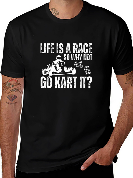 Life is a Race Go Kart Tee