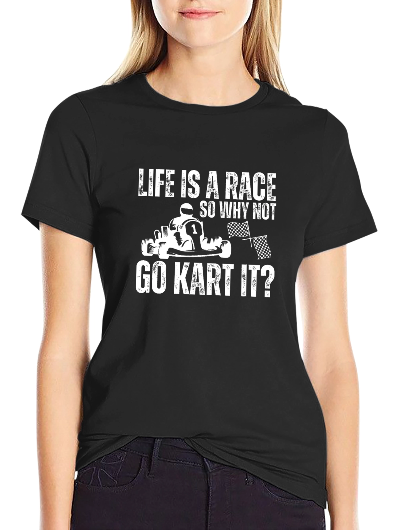 Life is a Race Go Kart Tee