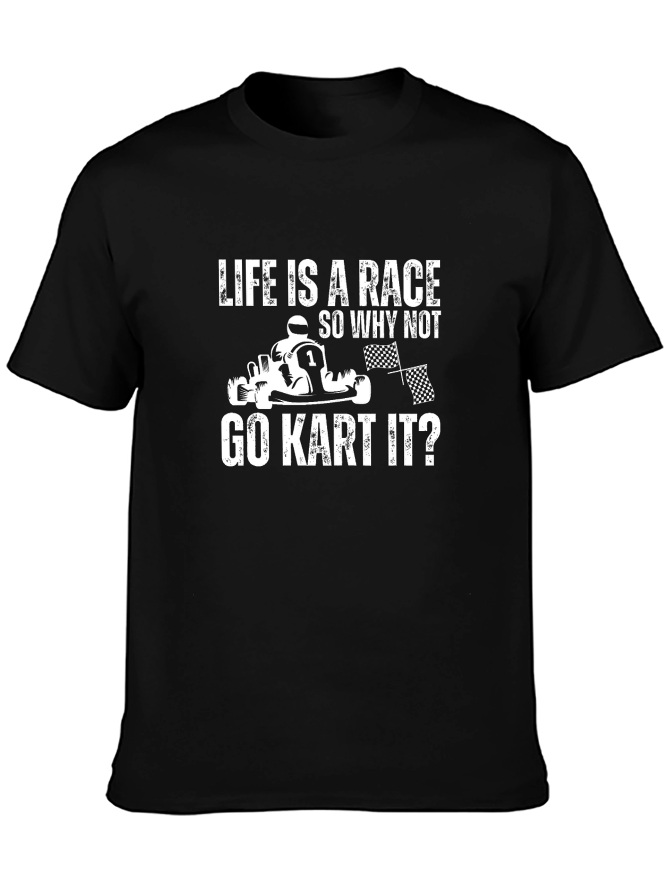 Life is a Race Go Kart Tee