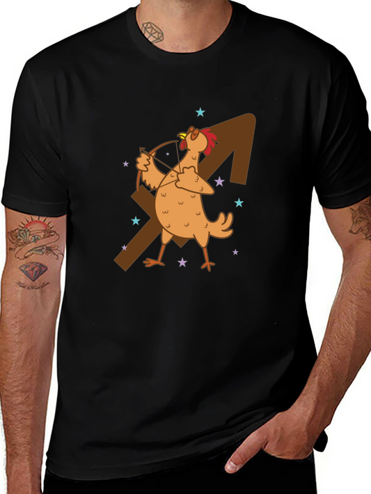 Sagittarius Chicken Graphic T-Shirt