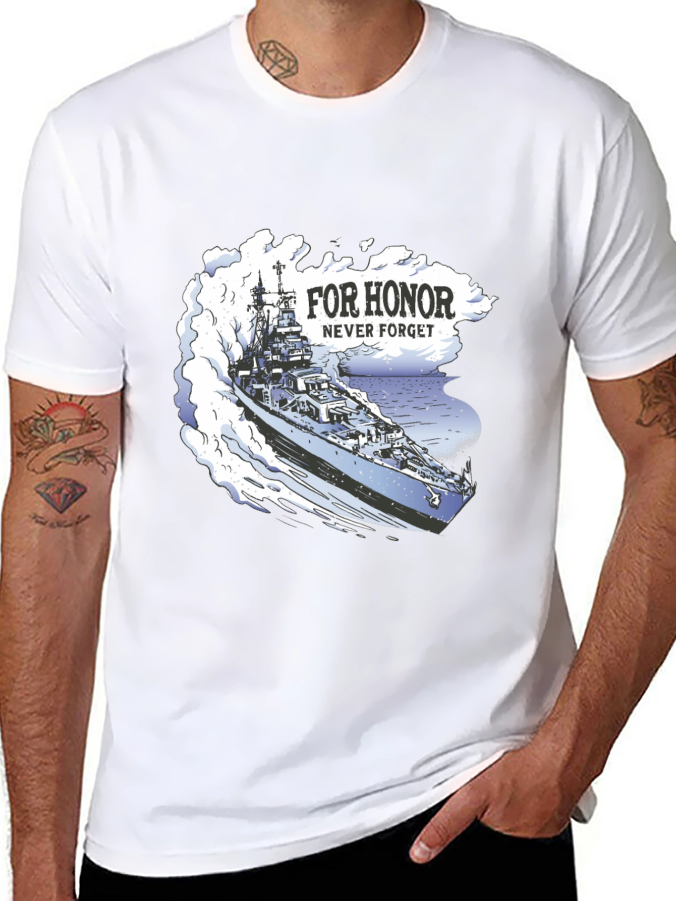 Naval Honor T-Shirt - Never Forget
