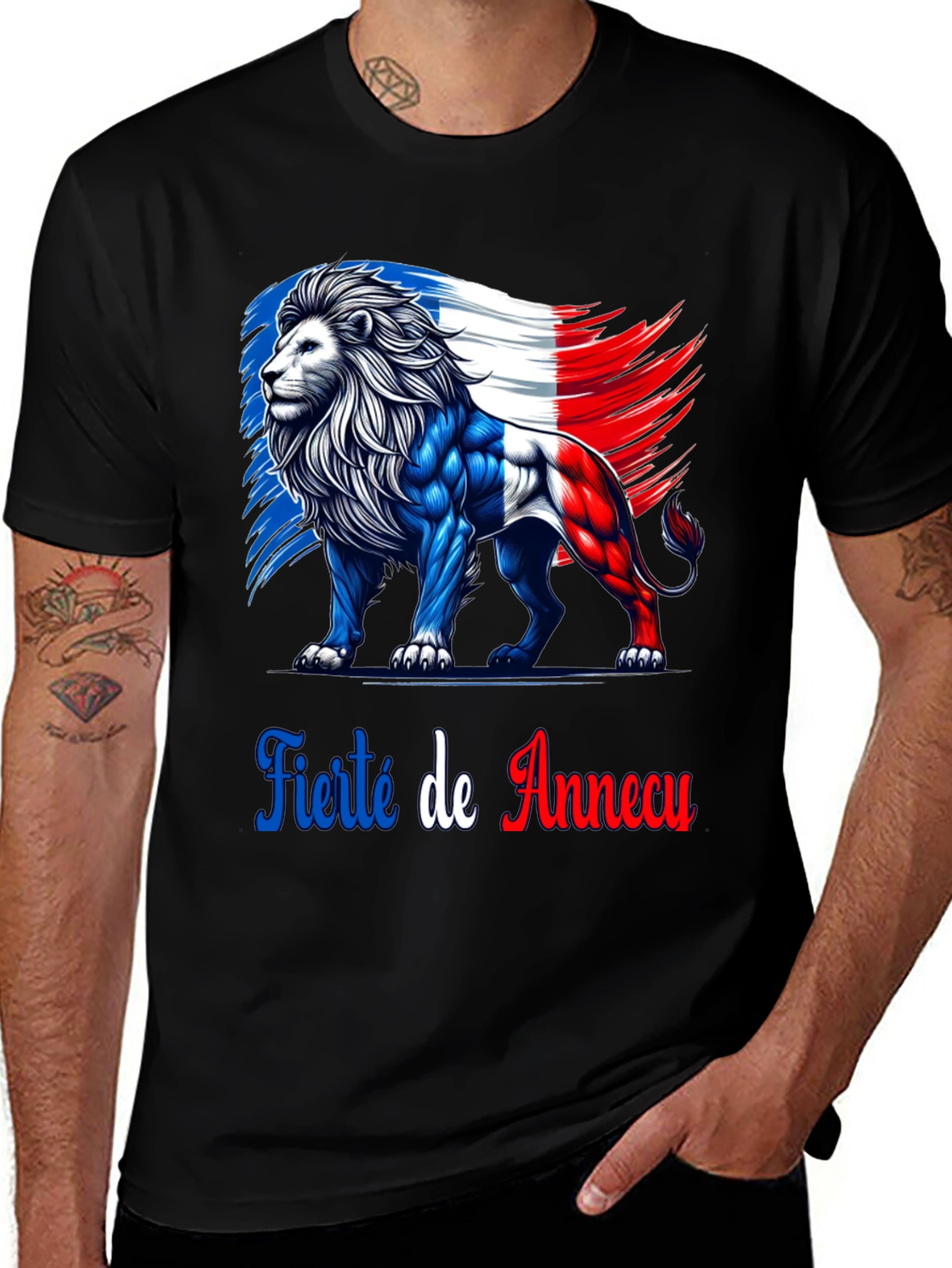 Fierté de Annecy Lion Graphic Tee