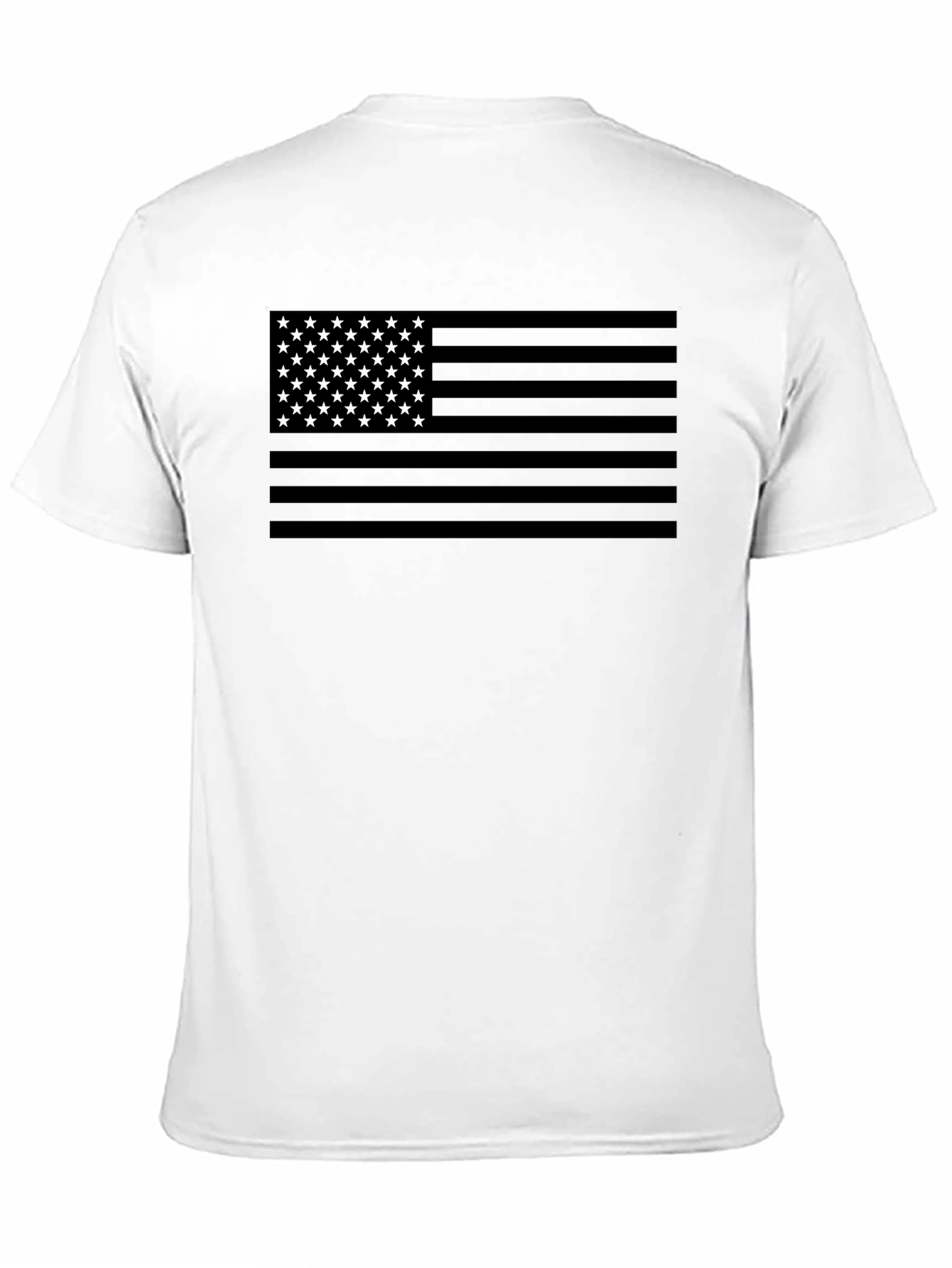 Stealth American Flag Black T-Shirt