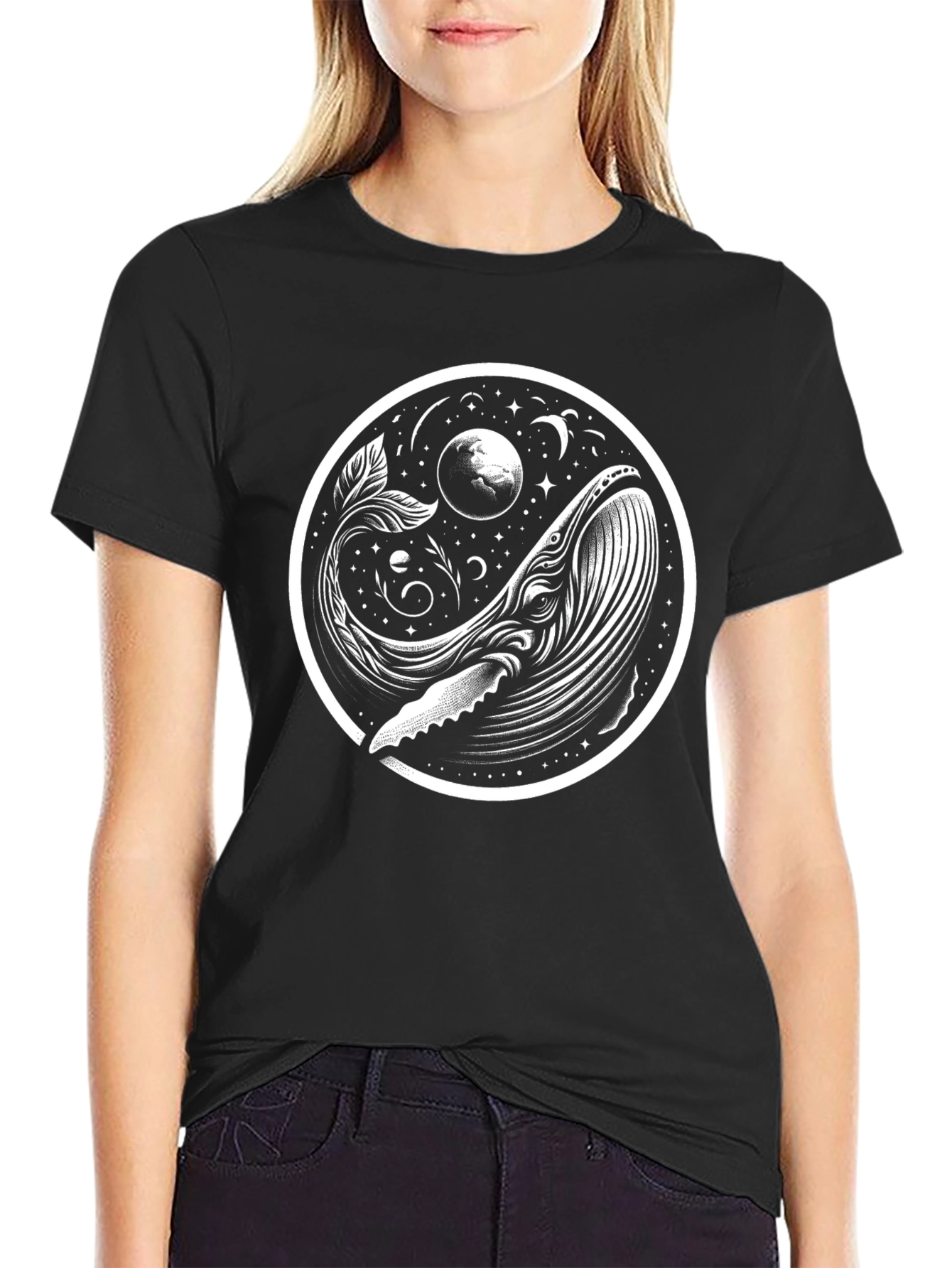 Whale & Moon Graphic Tee