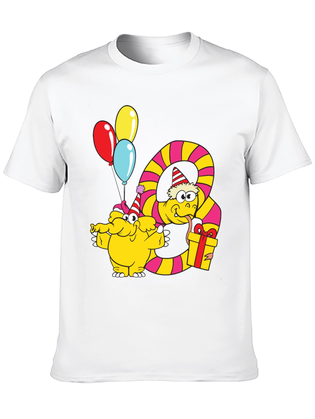 Party Snake & Monster T-Shirt - Fun Graphic Tee