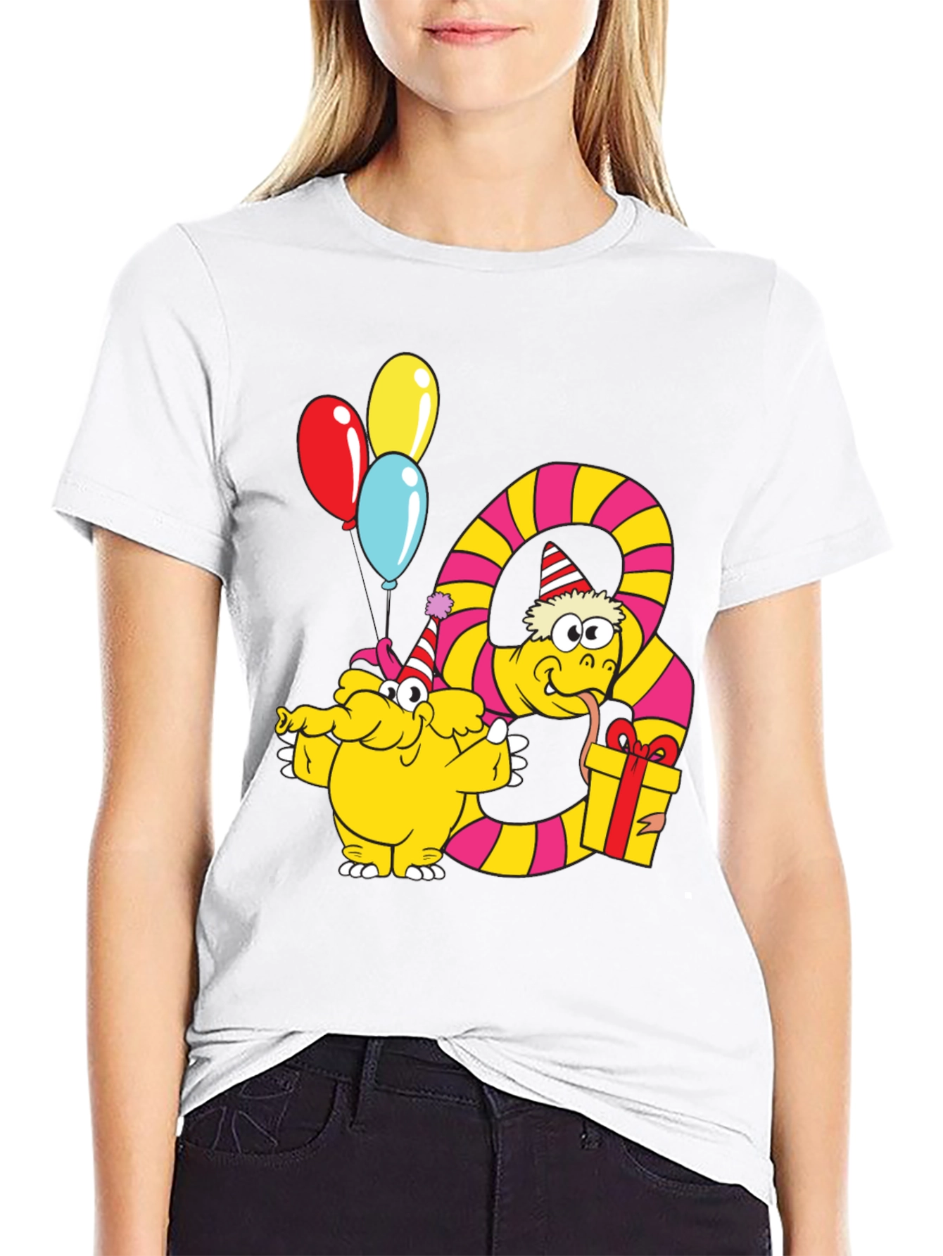 Party Snake & Monster T-Shirt - Fun Graphic Tee