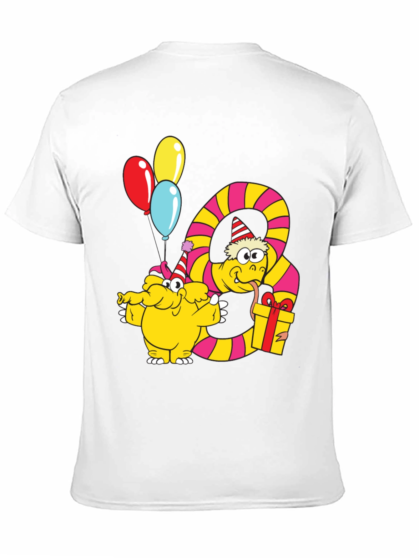 Party Snake & Monster T-Shirt - Fun Graphic Tee
