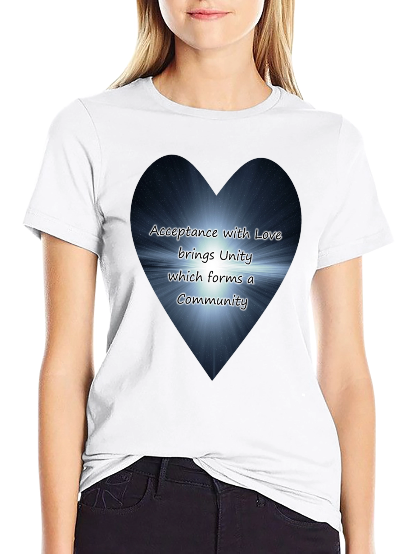 Acceptance with Love T-Shirt - Unity & Community Tee