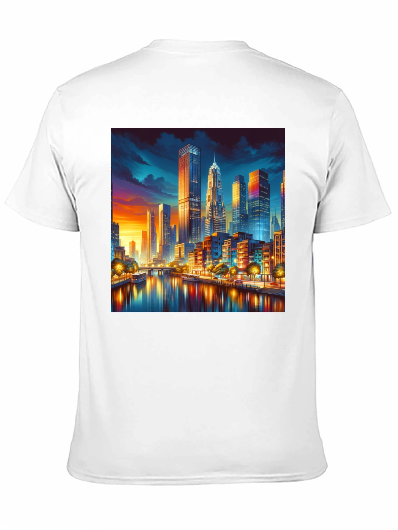 Cityscape Riverfront T-Shirt