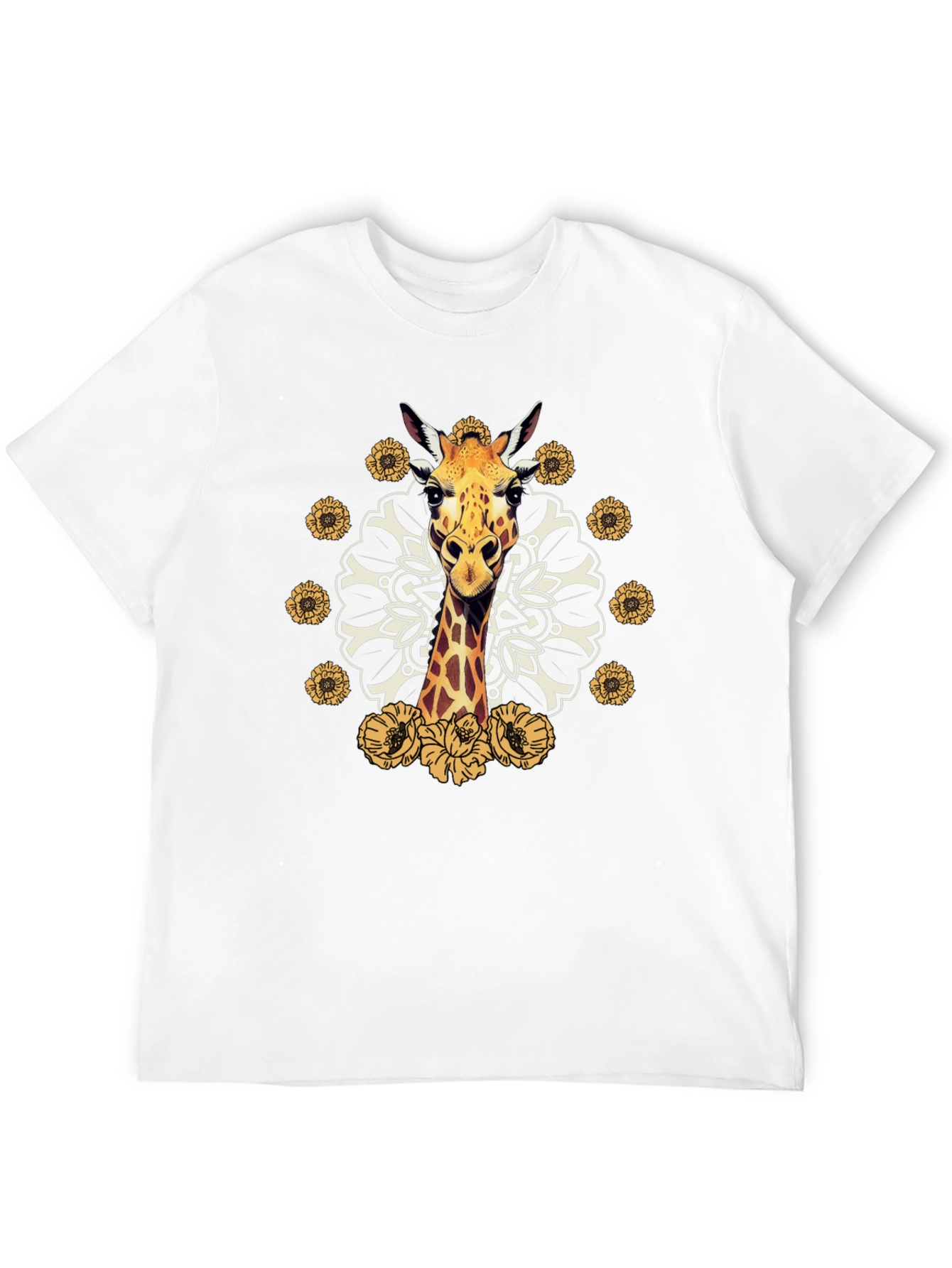 Giraffe Mandala Graphic Tee