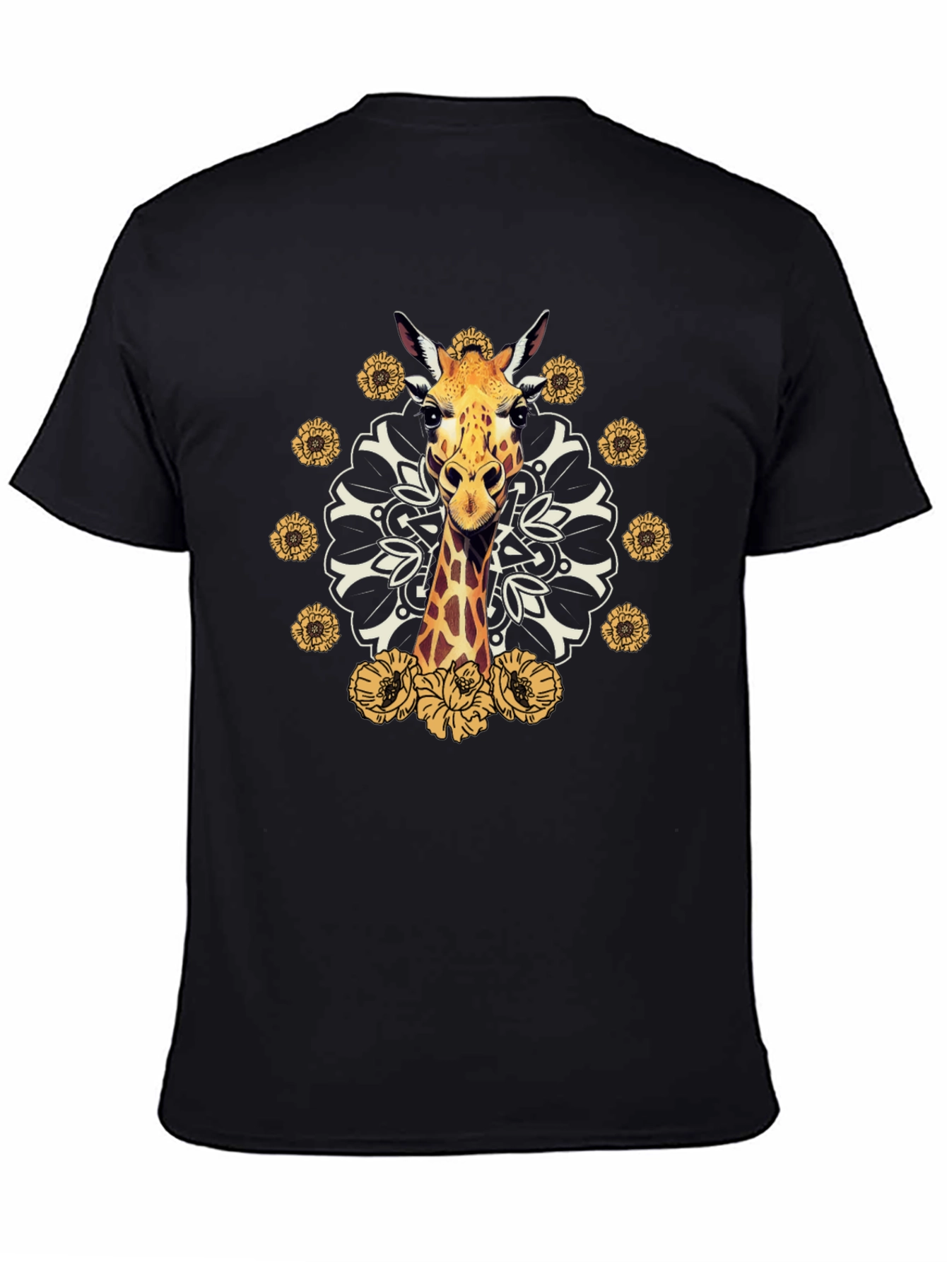 Giraffe Mandala Graphic Tee
