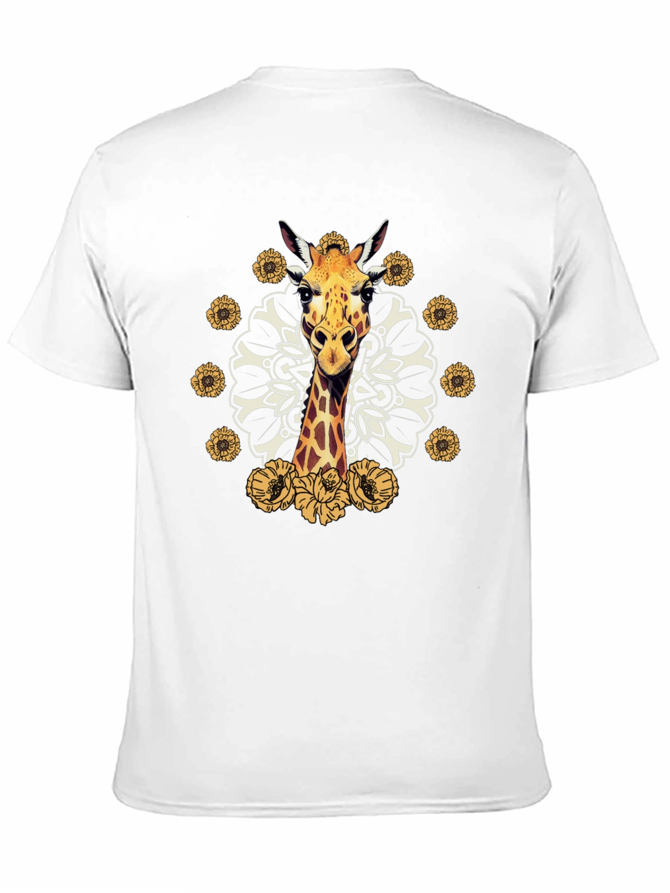 Giraffe Mandala Graphic Tee