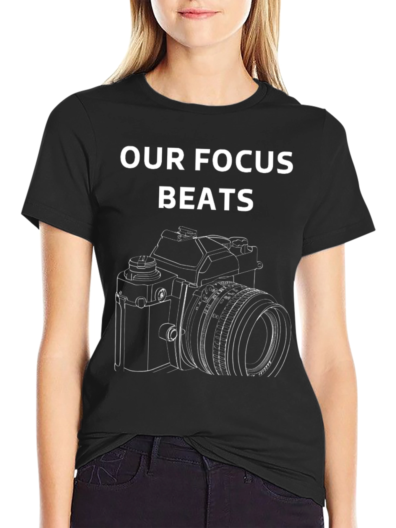 Camera Focus Graphic Tee - Photographer T-Shirt
