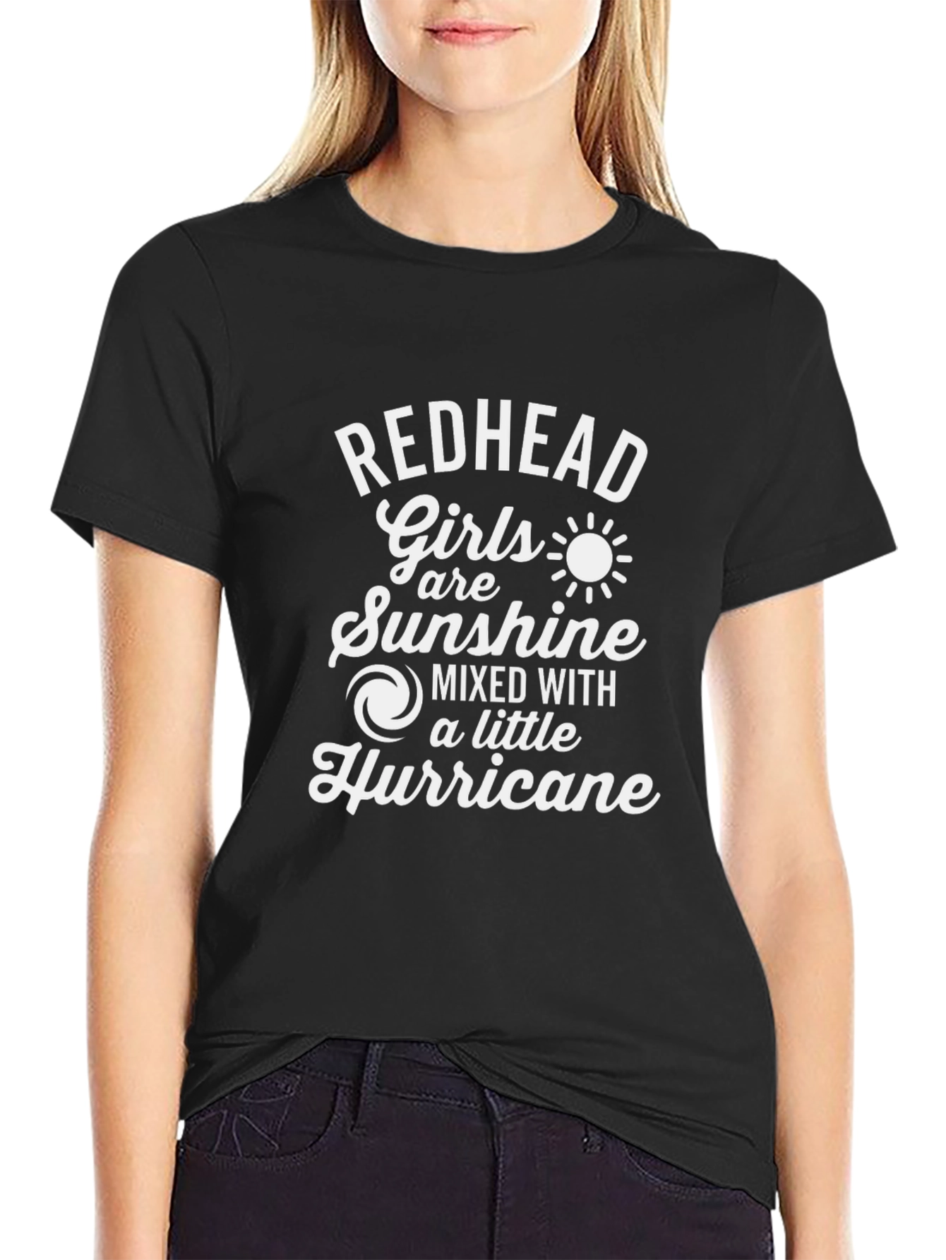 Redhead Girls Sunshine T-Shirt - Funny Slogan Tee