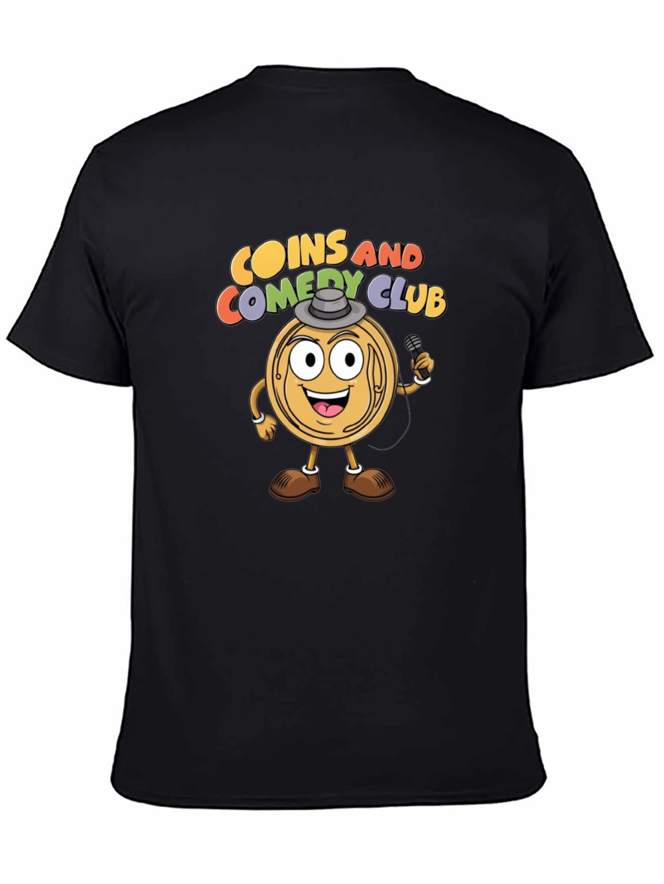 Coins and Comedy Club Graphic T-Shirt