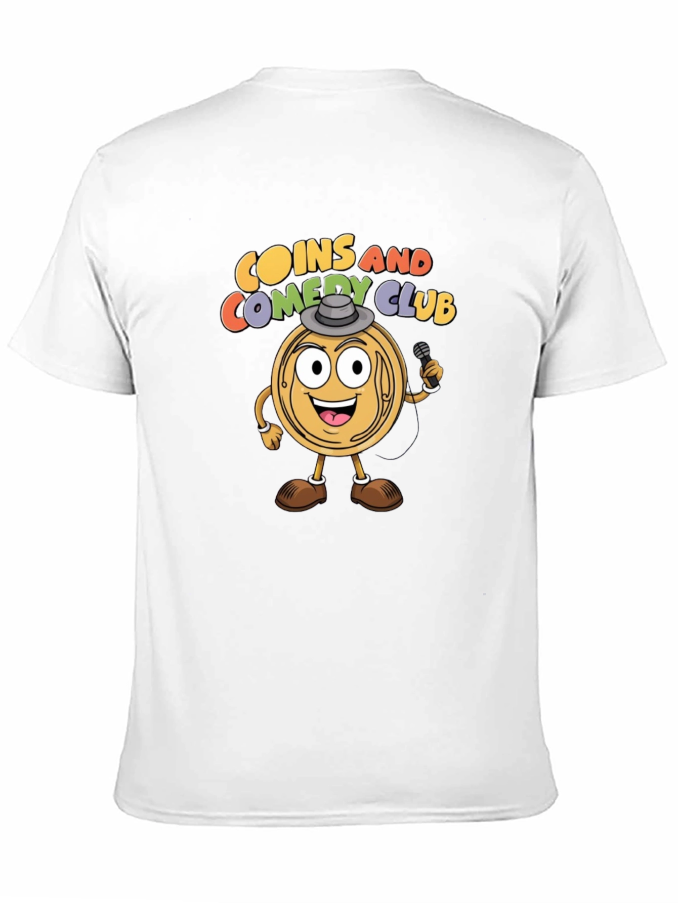 Coins and Comedy Club Graphic T-Shirt