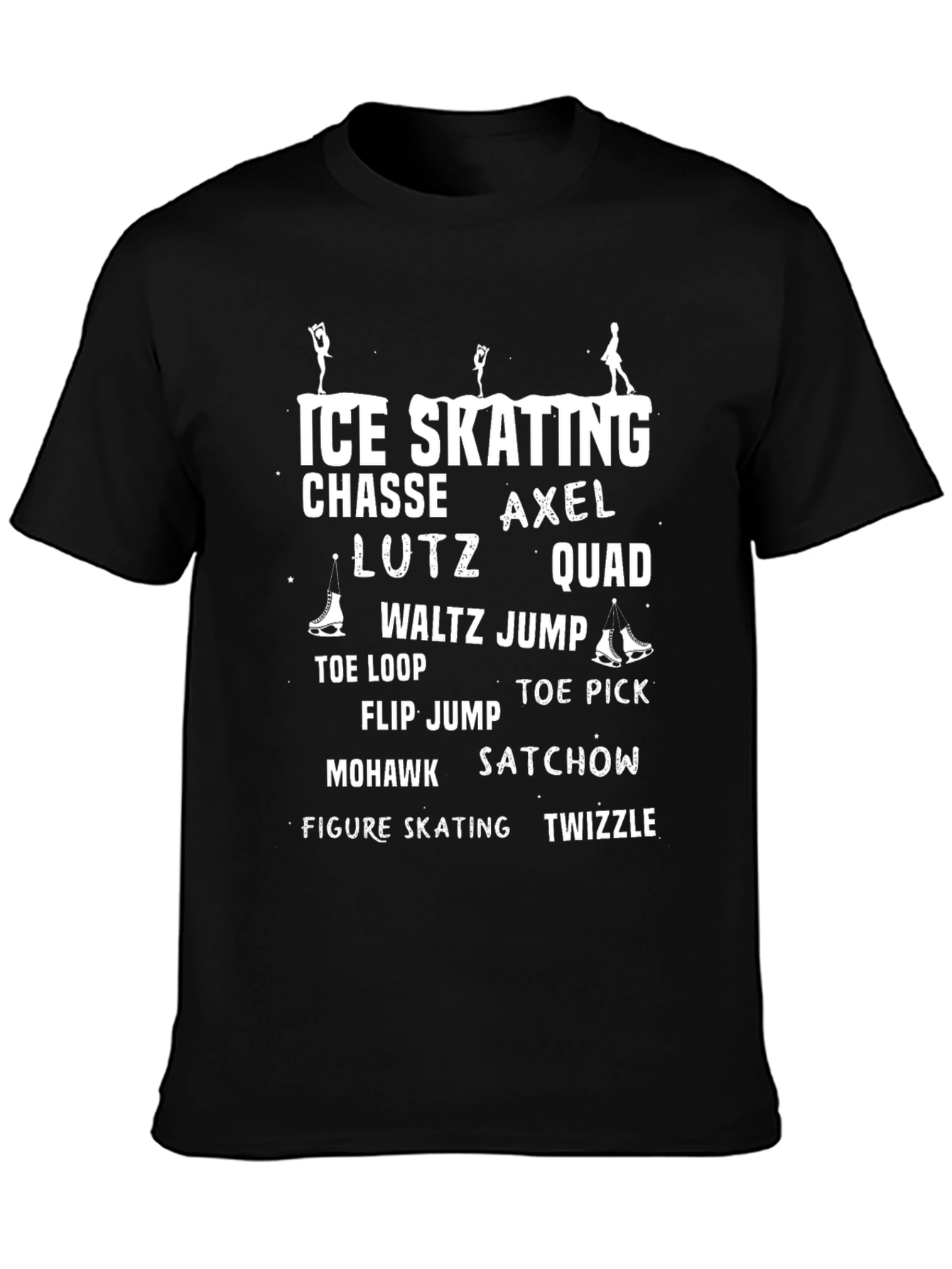 Ice Skating T-Shirt Figure Skating Jumps