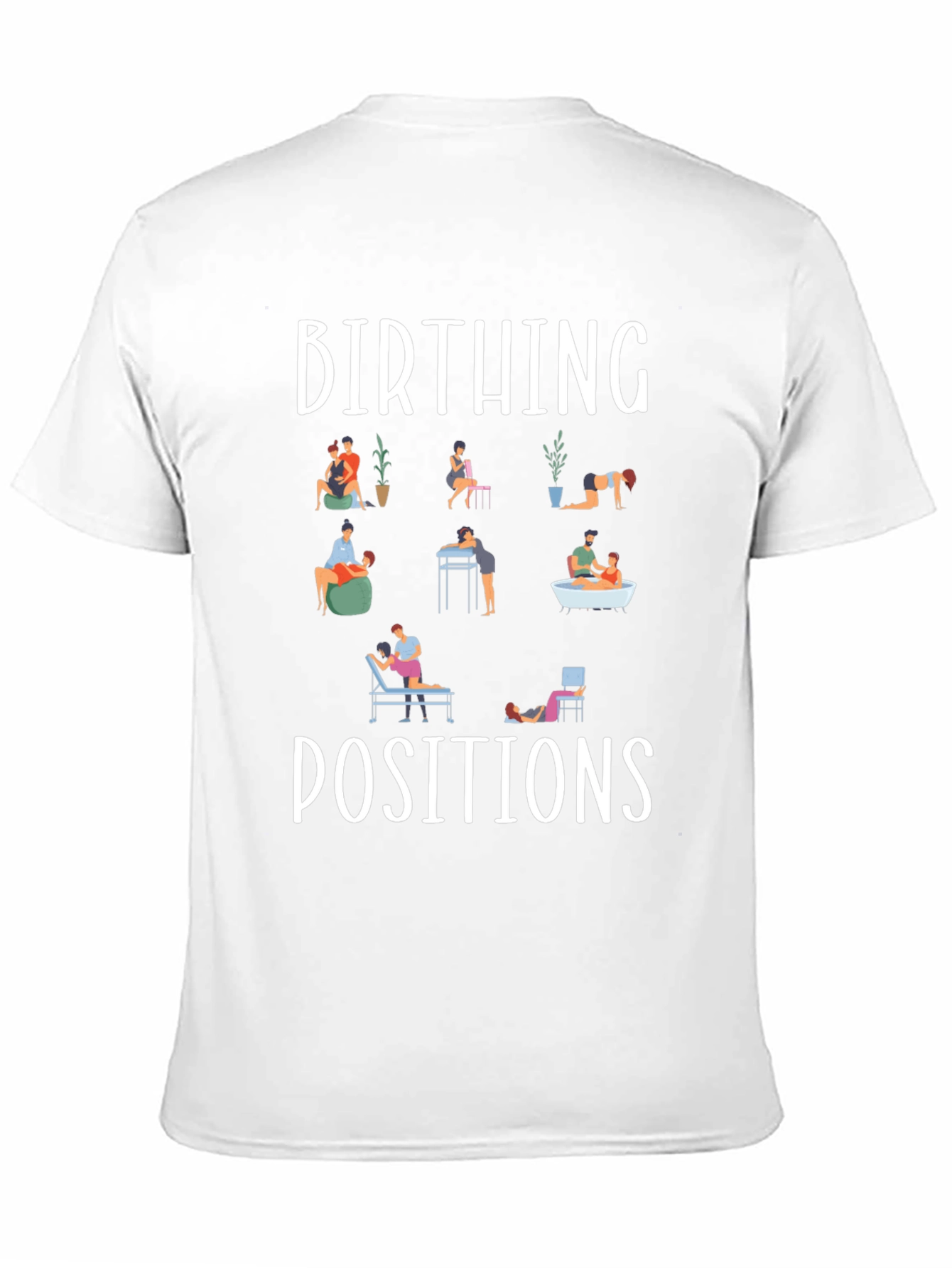 Birthing Positions Graphic Tee