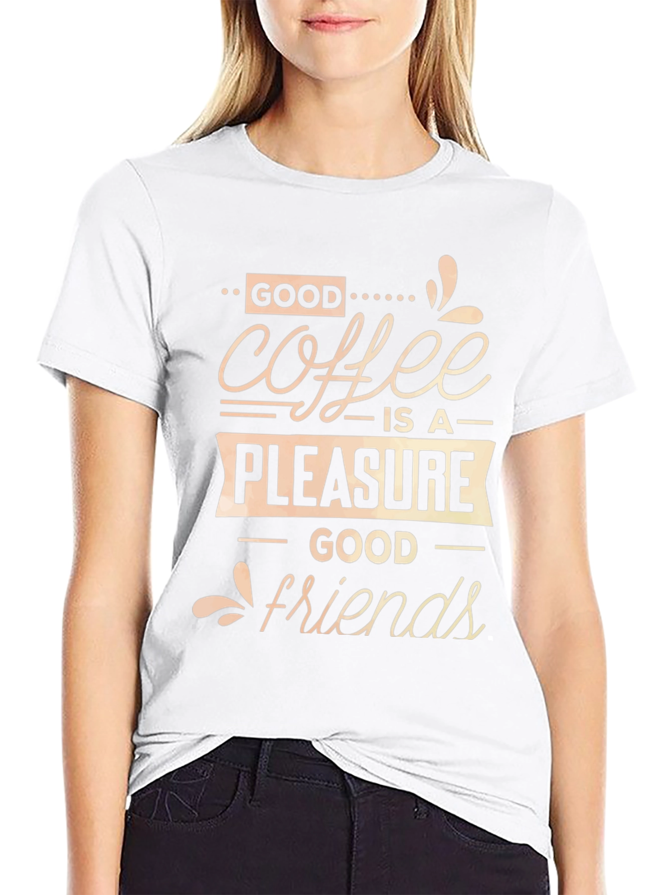 Good Coffee Good Friends Graphic Tee