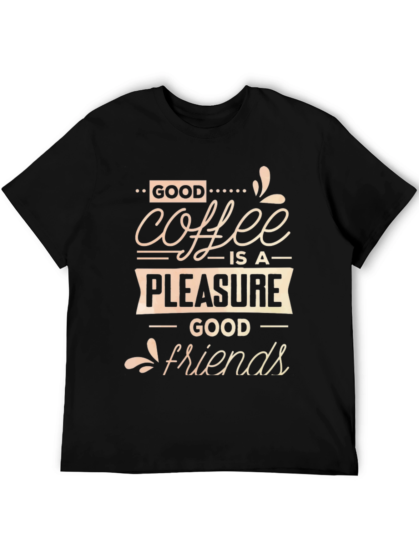 Good Coffee Good Friends Graphic Tee