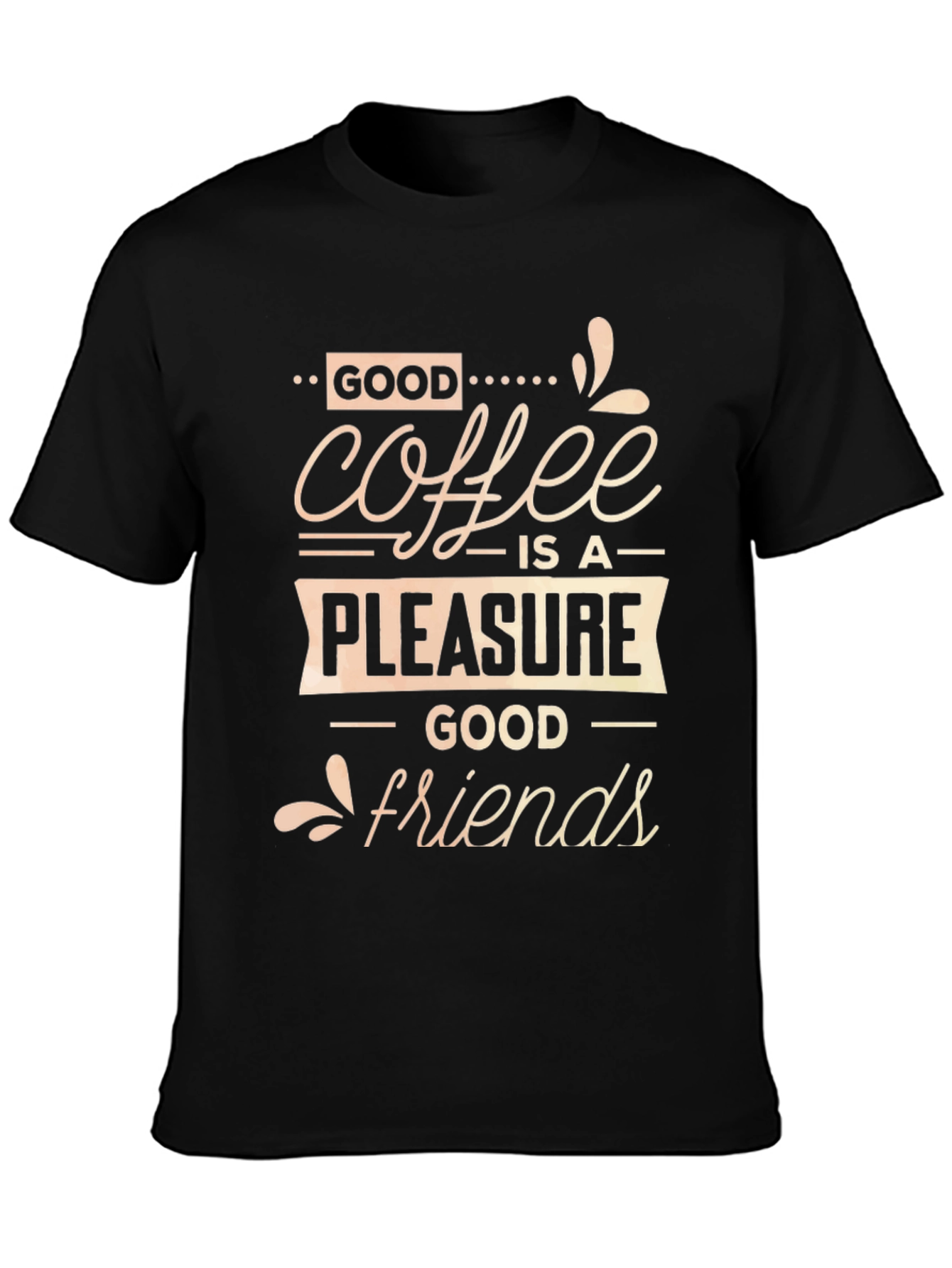 Good Coffee Good Friends Graphic Tee