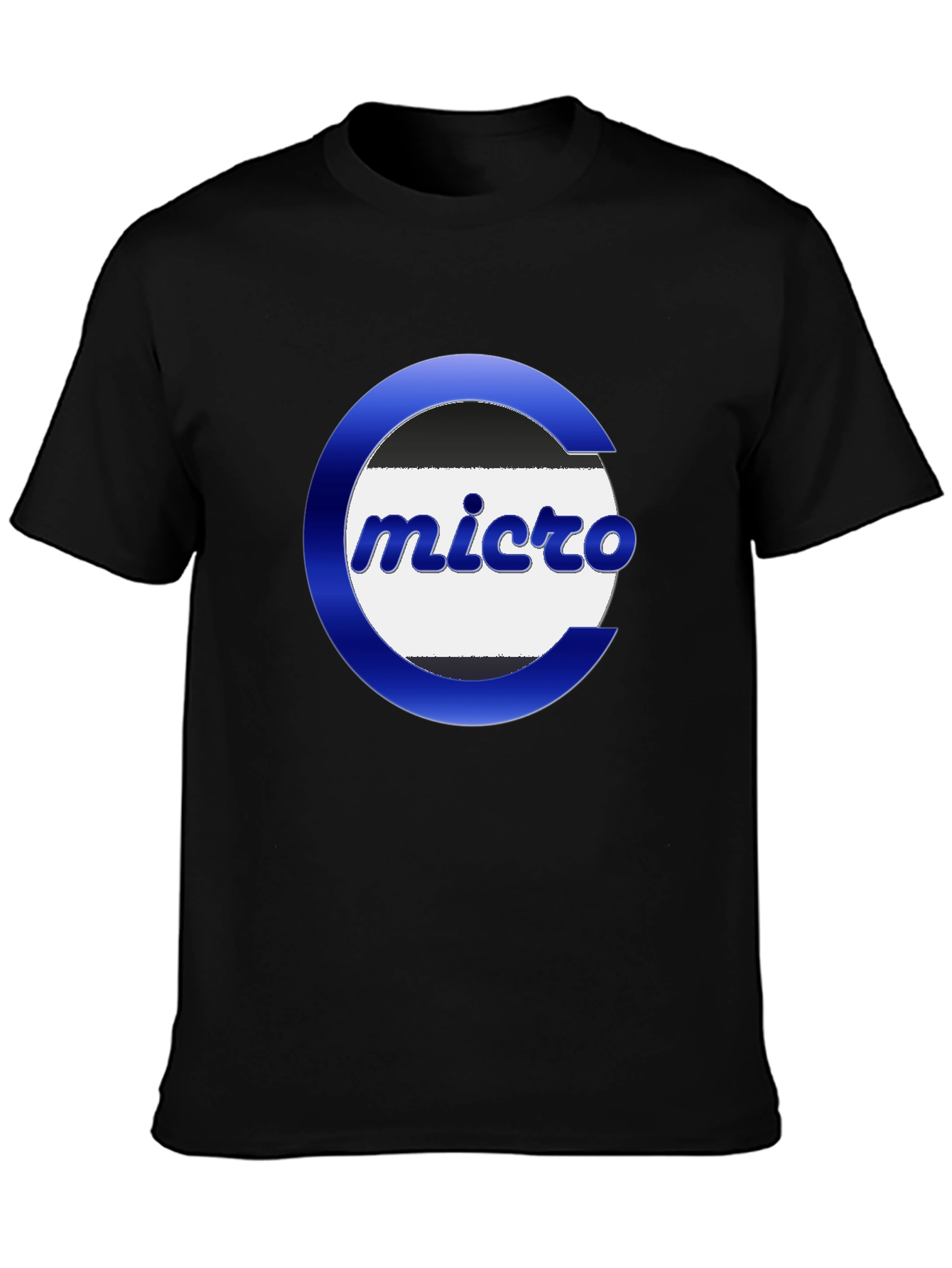 Micro Logo Graphic Tee - Black